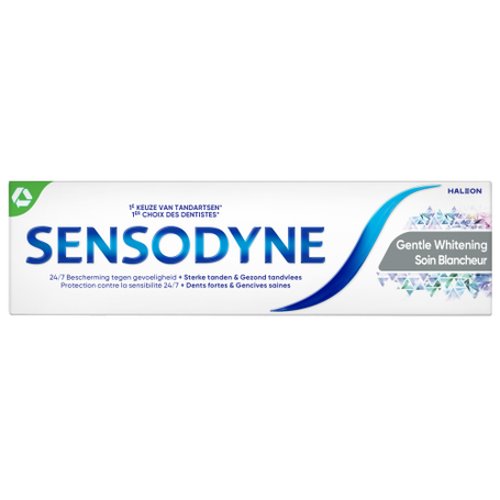 Sensodyne soin blancheur dentifrice tube 75ml nf