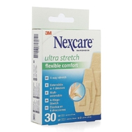 3M Nexcare Pansements Ultra Stretch flexible comfort 3 tailles 30pc