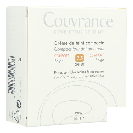 Avene Couvrance Crème De Teint Compacte Confort Beige  10gr