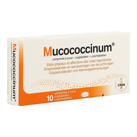 Unda Mucococcinum comprimés 200mg x10pc