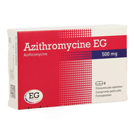 Azithromycine 500 mg eg comp pell 6x500 mg