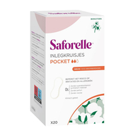 Saforelle Coton Protect Inlegkruisjes Pocket 20st