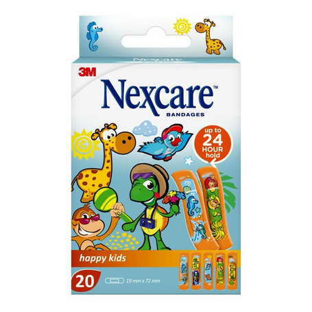Nexcare 3m happy kids strips 20 n0920nlw