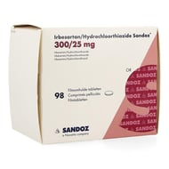 Irbesartan hydroch sandoz comp 98x300mg/25,0mg