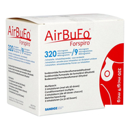 Airbufo forspiro 320mcg/9,0mcg inhal. 3 x 60dosis