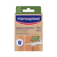 Hansaplast pansements green&protect 1mx6cm