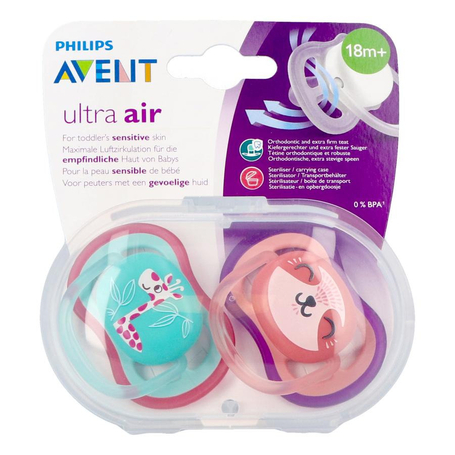 Philips avent sucette +18m air mix 1