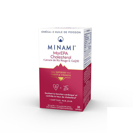 Minami morepa smart fats cholest. pot softgel 30