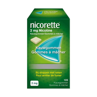 Nicorette kauwgom 105x2mg