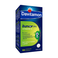 Davitamon Junior Vitamine D citroensmaak 150comp