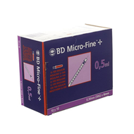Bd microfine+ ser.ins. 0,5ml 30g 8,0mm 100 324825