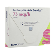 Fentanyl matrix sandoz 75,0ug empl transderm 10