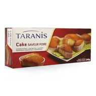 Taranis mini cake poire 240g 6 pieces 4655 revogan