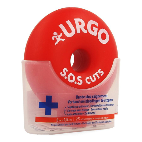 Urgo SOS Cuts bande 3m x 2,5cm