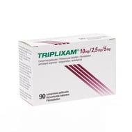 Triplixam 10mg/2,50mg/ 5mg comp pell 90