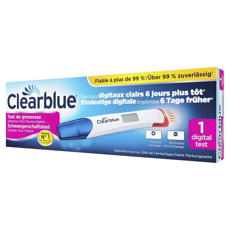 Clearblue Test de grossesse ultra précoce digital 1pc