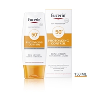 Eucerin Sun Photoaging Control SPF 50+ Lotion Texture Extra Légère Anti-Age Tube 150ml