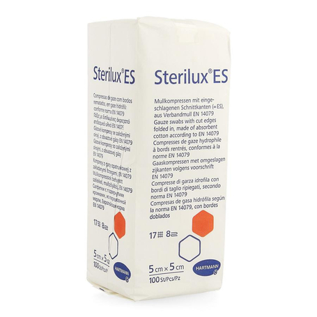 Sterilux es 5x5cm 8l.nst. 100 p/s