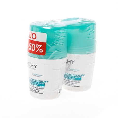 Vichy deo a/trace bille 48h duo 2x50ml