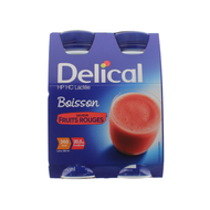Delical Boisson fruits rouges 4x200ml