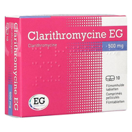 Clarithromycine eg comp 10x500mg