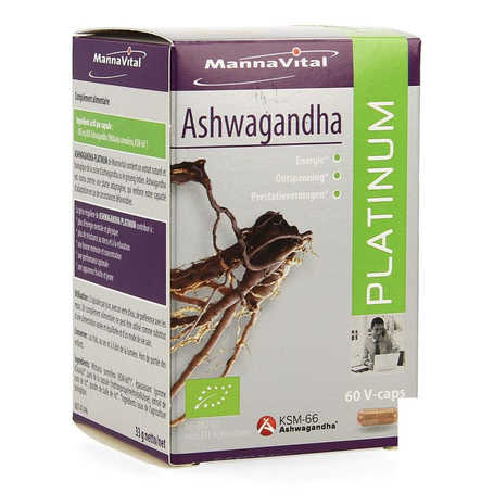 Mannavital ashwagandha v-caps 60