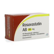 Rosuvastatin ab 20mg comp pell 98 x 20mg