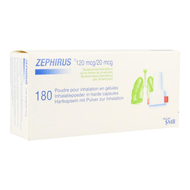 Zephirus 120mcg/20mcg pdr inhal.180 gel + 1 inhal.