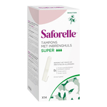 Saforelle coton protect tampons applicat. super 14