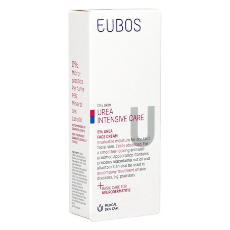 Eubos urea 5% gezichtscreme tube 50ml