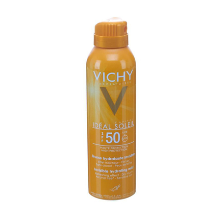 Vichy Capital Soleil Onzichtbare hydraterende mist SPF50+  200ml