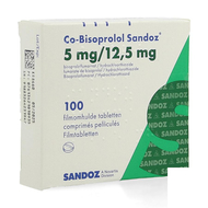 Co bisoprolol sandoz 5mg/12,5mg comp pell 100