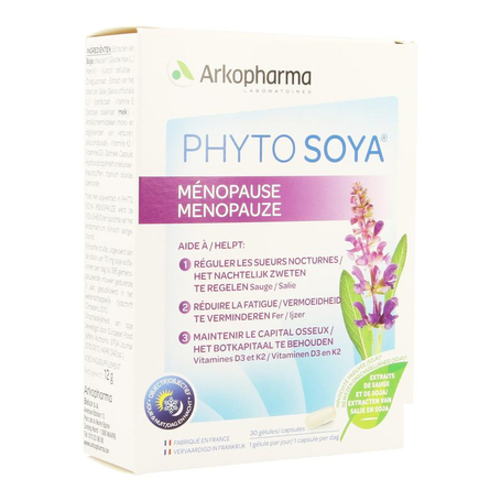 Phyto soya menopauze caps 30