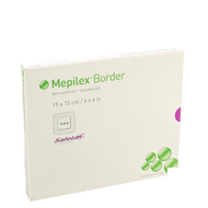 Mepilex border sil adh ster nf 15,0x15,0 5 295400