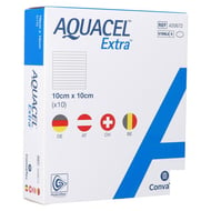 Aquacel extra pans hydrofiber+renf.fibr.10x10cm 10