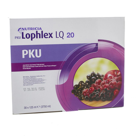 Pku lophlex lq 20 juicy fruits des bois 30x125ml