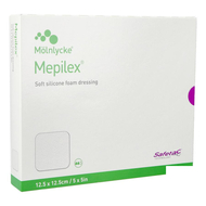Mepilex schuimverb sil abs ster 12,5x12,5cm 5