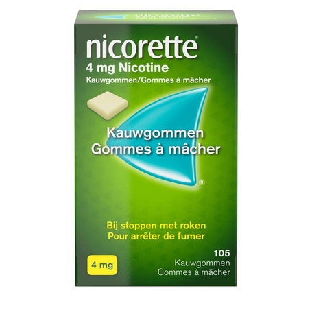 Nicorette kauwgom 105x4mg