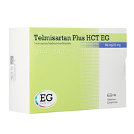 Telmisartan plus hct eg 80mg/25 mg tabl 98