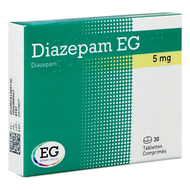 Diazepam eg 5mg comp 30