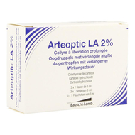 Arteoptic la 2% pi pharma collyre 3 x 3ml pip