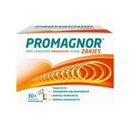 Promagnor: hoog gedoseerd magnesium 450mg (30 zakjes)