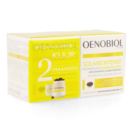 Oenobiol Solaire Intensif Cure Peau Claire 60pc