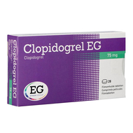 Clopidogrel eg 75 mg comp pell 28 x 75 mg