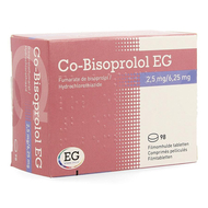 Co bisoprolol eg 2,5 mg/6,25 mg comp pell 98