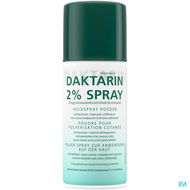 Daktarin Spray poudre infection peau 2% nitrate de miconazole 8gr