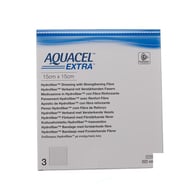 Aquacel extra verb hydrofiber+versterk. 15x15cm 3