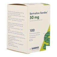 Sertraline sandoz comp 100 x 50mg