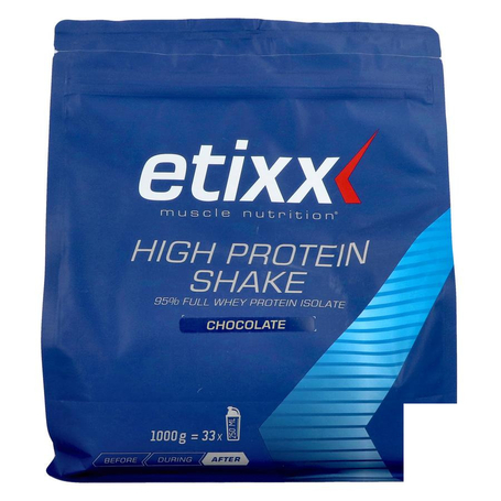Etixx high protein shake chocolate pdr 1000g
