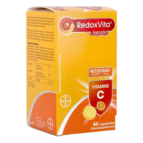 Redoxvita 500mg orange comp a sucer 60